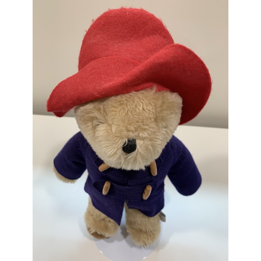 Vintage Paddington Bear 14" Plush Stuffed Animal Toy Eden 1975 1981 Coat Hat EUC - Picture 2 of 7